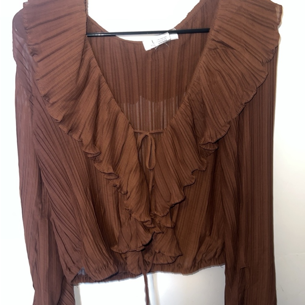 Brown blouse